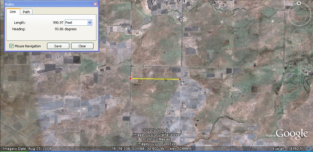 canals grid near Tiwanaku