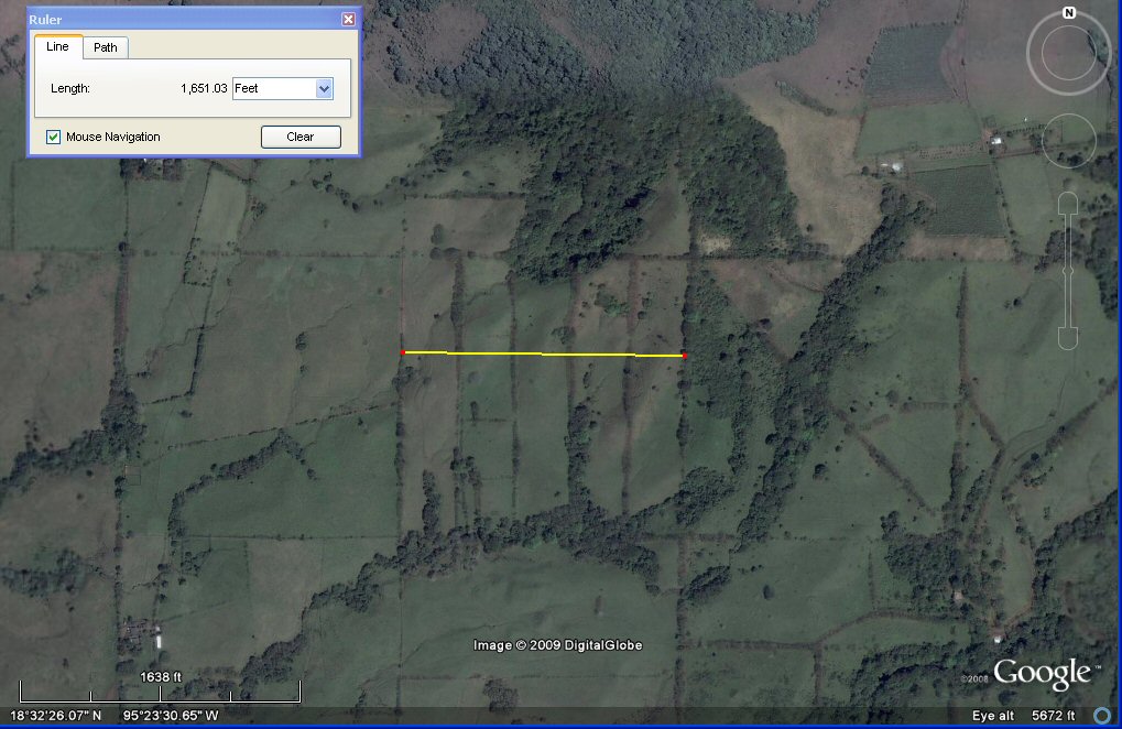 tucume plots 2400cubits long